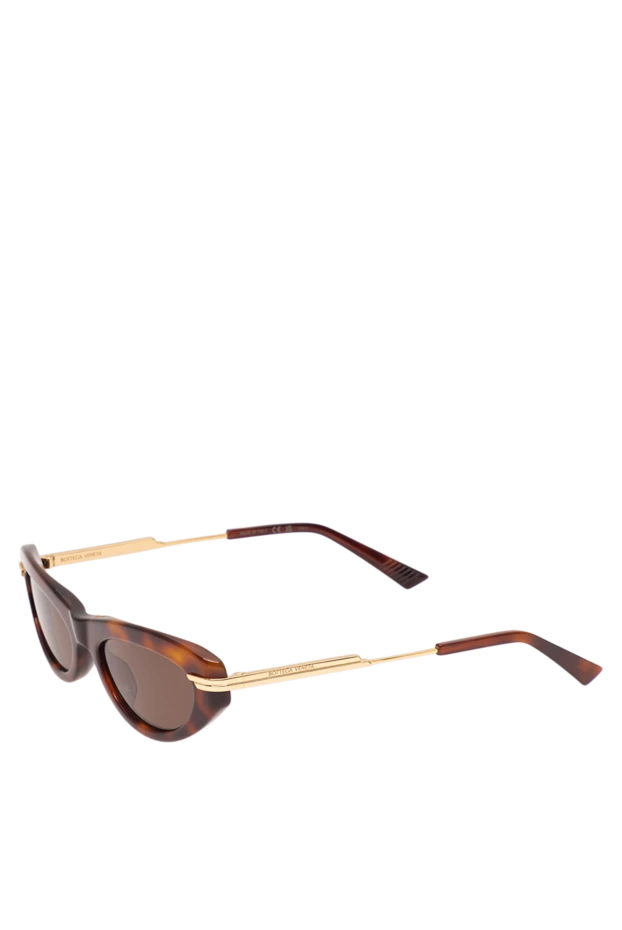 Bottega Veneta tortoiseshell cat eye sunglasses with gold temples 194879 - photo 3