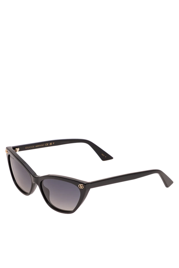 Gucci women's black acetate cat eye sunglasses 194890 - photo 3