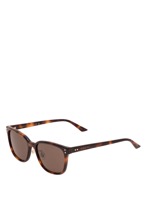 Gucci women's rectangular sunglasses with tortoiseshell frames 194903 - photo 3