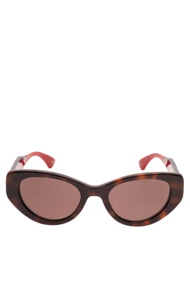 Gucci statement tortoiseshell cat eye glasses with the iconic blue and red band 194907 - photo 1
