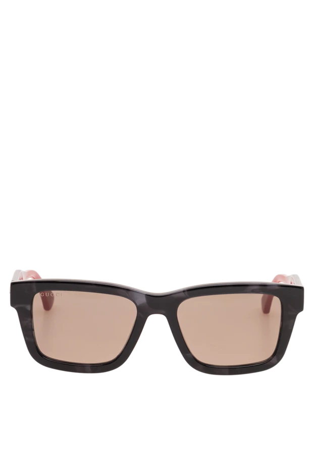 Gucci rectangular graphite glasses with the iconic web band 194911 - photo 1