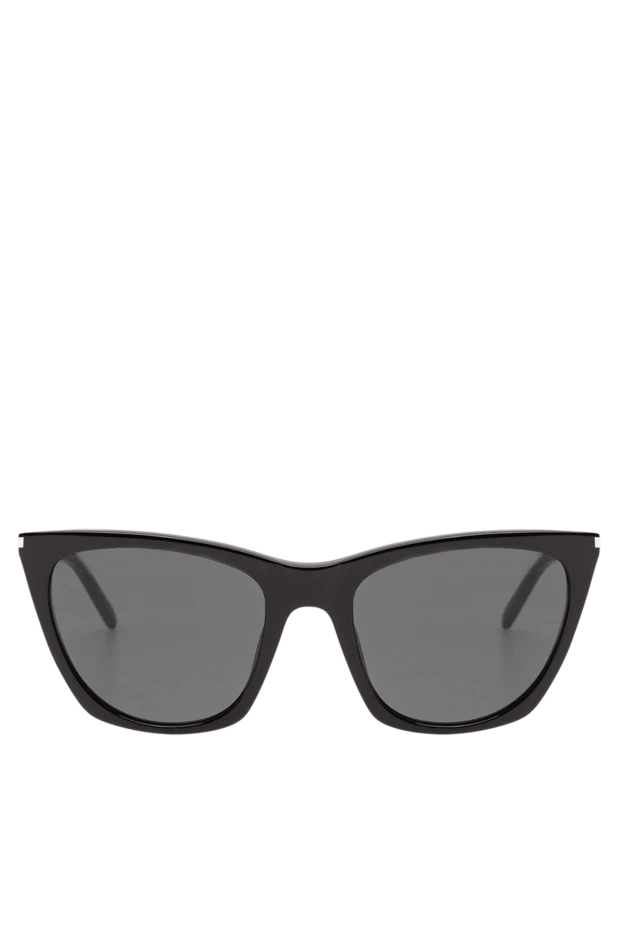 Saint Laurent cat-eye sunglasses with ultra-thin black frames and monochrome lenses 194948 - photo 1