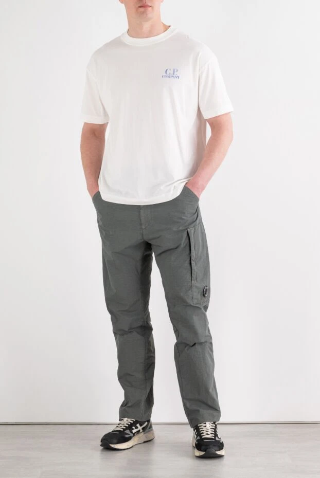 C.P. Company men's cargo pants in a vintage graphite shade 194980 - photo 3