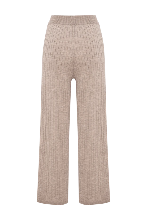 Brunello Cucinelli wide-leg ribbed wool trousers with elastic waistband 195011 - photo 2