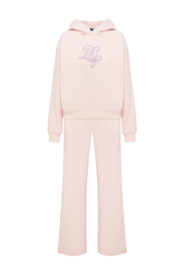 Dolce & Gabbana soft pink fleece hooded tracksuit 195015 - photo 1