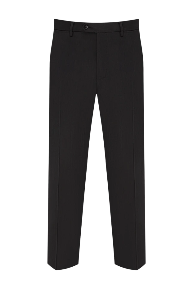 Cesare di Napoli men's classic anthracite wool trousers 195024 - photo 1