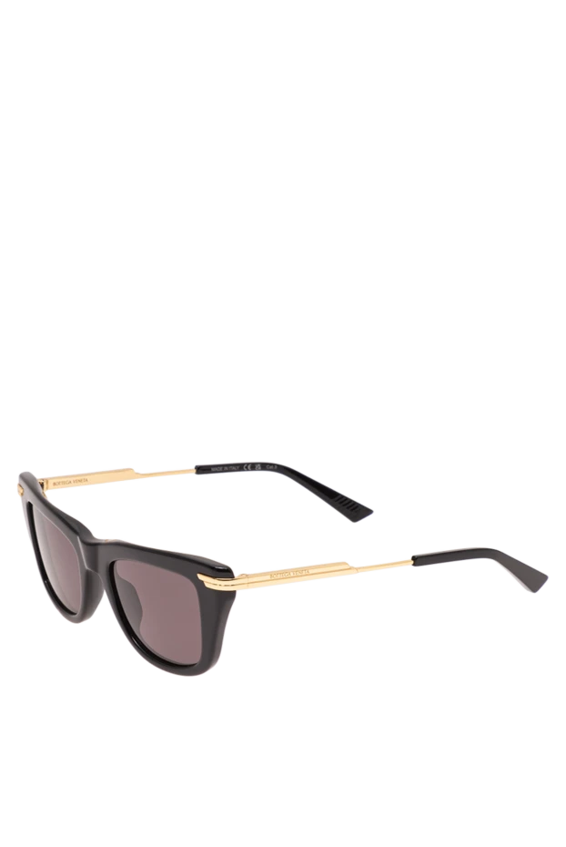 Bottega Veneta sunglasses with a chunky black frame and gold-tone metal temples 195089 - photo 3