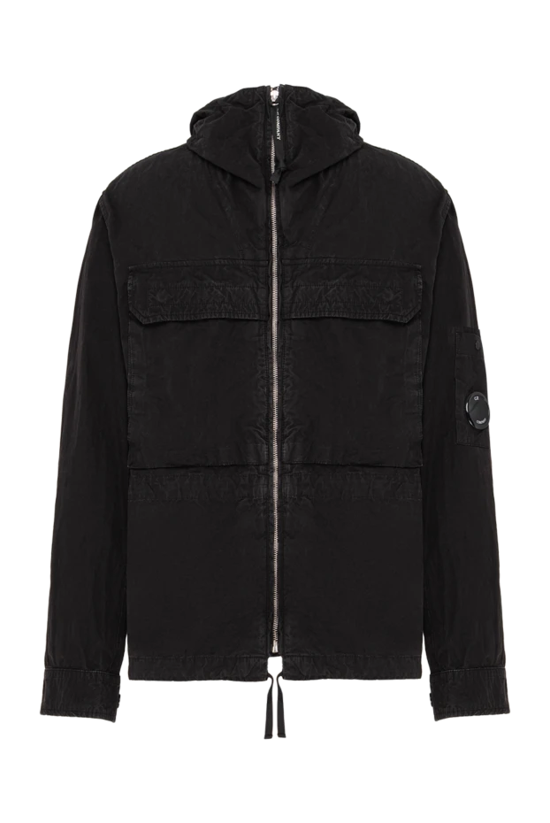 C.P. Company men's lightweight black cotton bomber jacket 195122 - photo 1