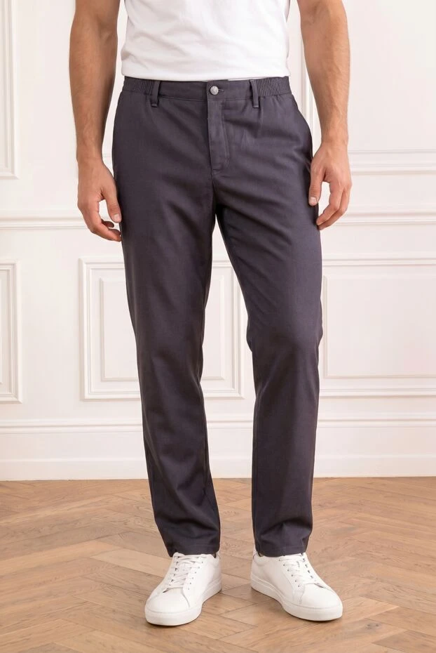 Zilli men's trousers made of premium natural wool 195298 - photo 2