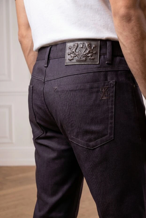 Zilli men's trousers made of premium natural wool 195298 - photo 3