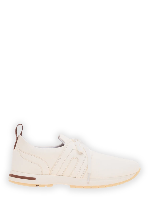 Loro Piana 360 lp flexy walk white leather sneakers 195884 - photo 1
