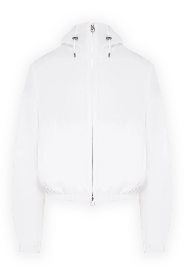 Loro Piana elvis white lightweight linen hooded windbreaker jacket 195885 - photo 1