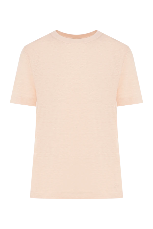 Loro Piana women's basic cotton t-shirt gargano in a delicate peach shade 195886 - photo 1