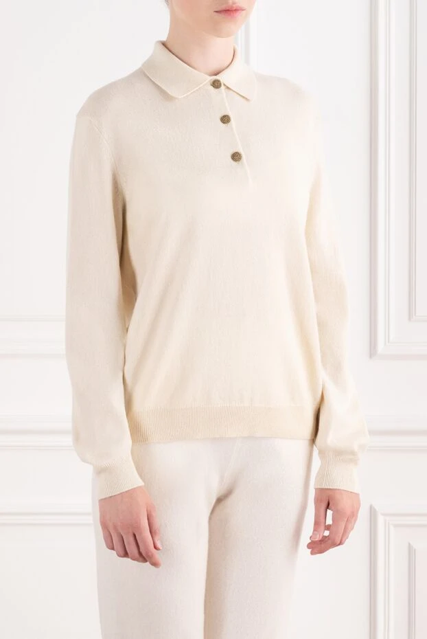 Loro Piana long-sleeve polo shirt made of baby cashmere 195888 - photo 3