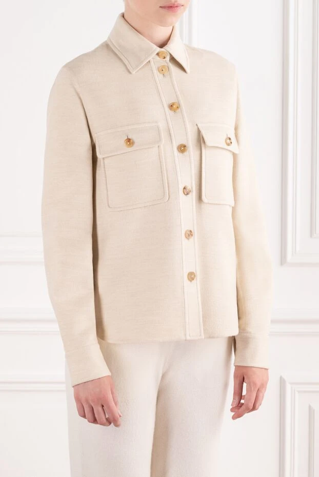 Loro Piana yannis straight-cut shirt-jacket with patch chest pockets 195891 - photo 3