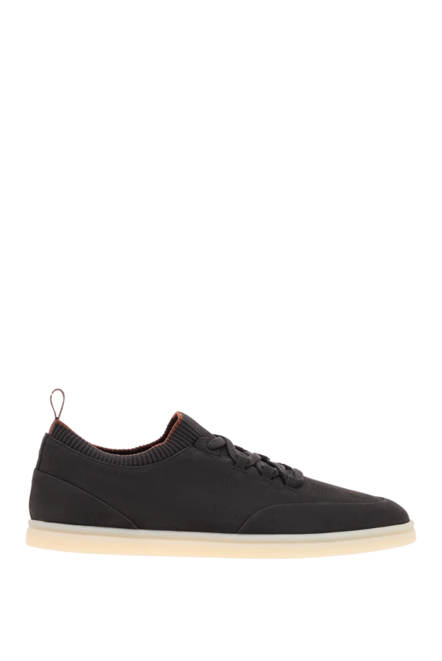 Loro Piana soho walk black calfskin slip-ons 195899 - photo 1