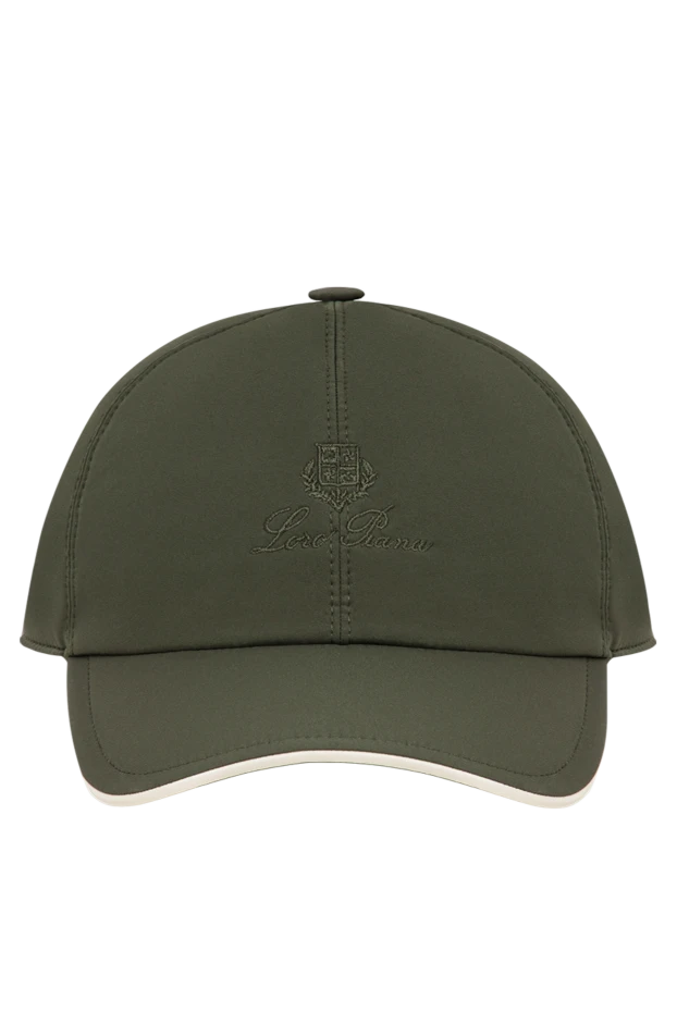 Loro Piana men's khaki baseball cap made of technical microfiber 195915 - photo 1