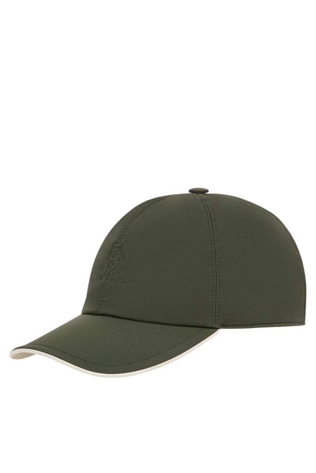 Loro Piana men's khaki baseball cap made of technical microfiber 195915 - photo 3