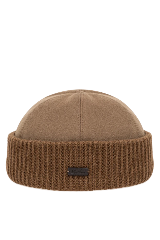 Loro Piana men's docker hat made of suede and warm cashmere 195917 - photo 1