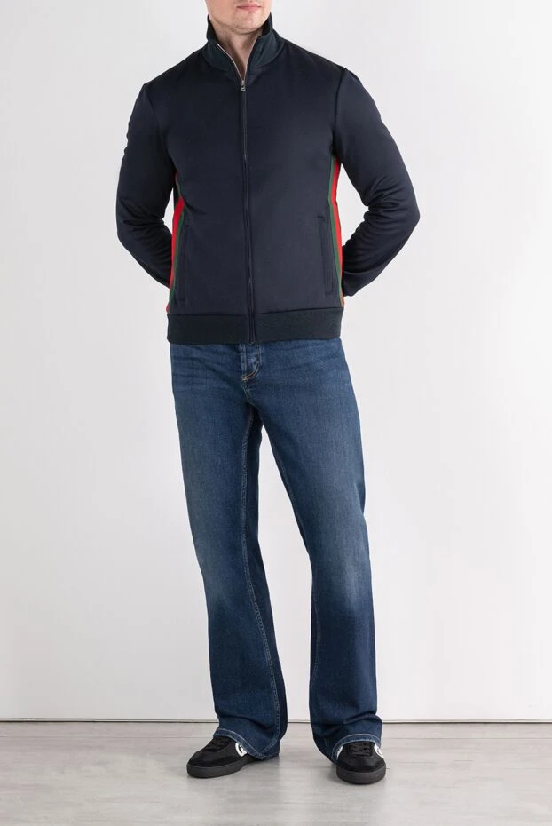 Gucci blue classic straight-leg jeans made from authentic italian denim 196356 - photo 2