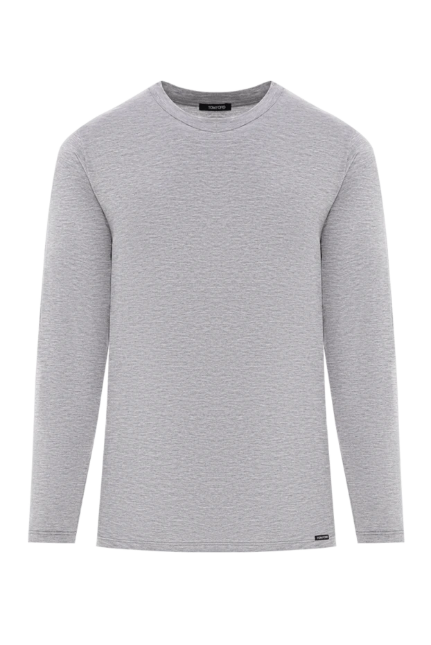 Tom Ford basic grey long sleeve top made of ultra-soft jersey 196368 - photo 1