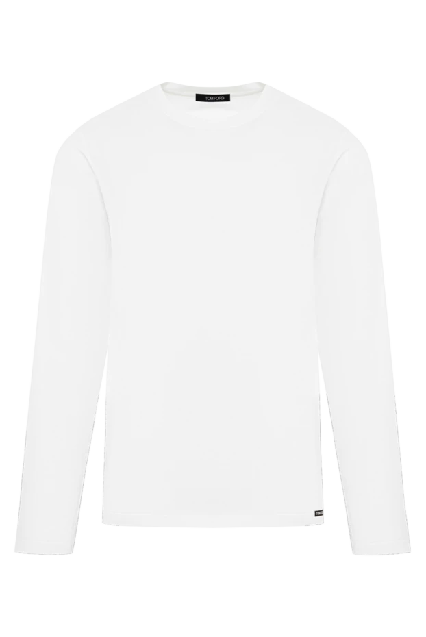 Tom Ford basic white long sleeve top made of ultra-soft organic jersey 196370 - photo 1