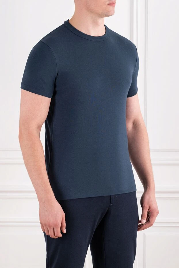Tom Ford a basic navy blue t-shirt made from ultra-soft mercerized cotton 196371 - photo 3