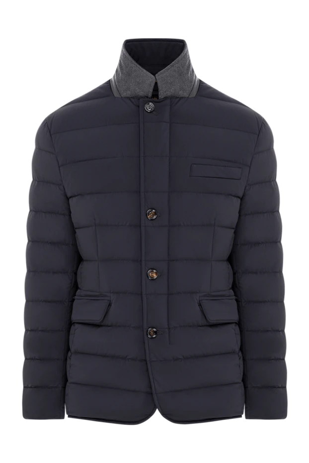Moorer quilted jacket with a combined knitted stand-up collar 196400 - photo 1