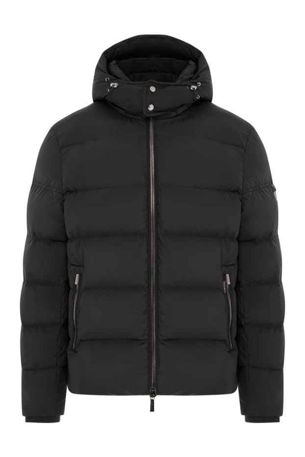 Moorer black down jacket with a removable anatomical hood with adjustable drawstrings 196402 - photo 1