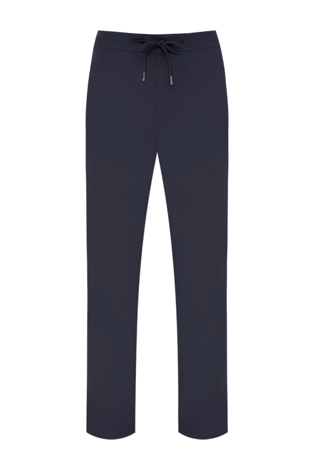 Cesare di Napoli men's dark blue straight-leg trousers 196594 - photo 1