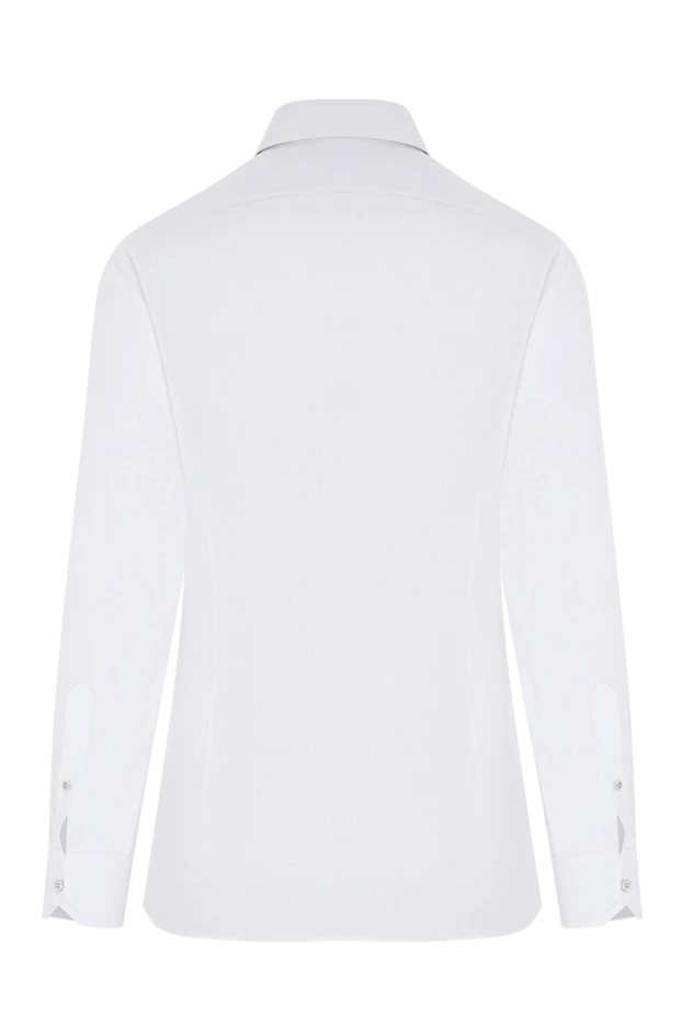 Zilli a crisp white linen shirt with a classic silhouette and a turn-down collar 196691 - photo 3