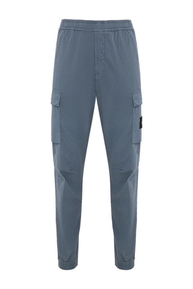 Stone Island cotton tapered cargo pants with branded patch 196763 - photo 1