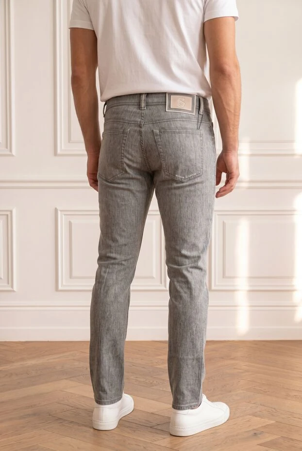 Zilli blue cotton jeans for men 196996 - photo 2