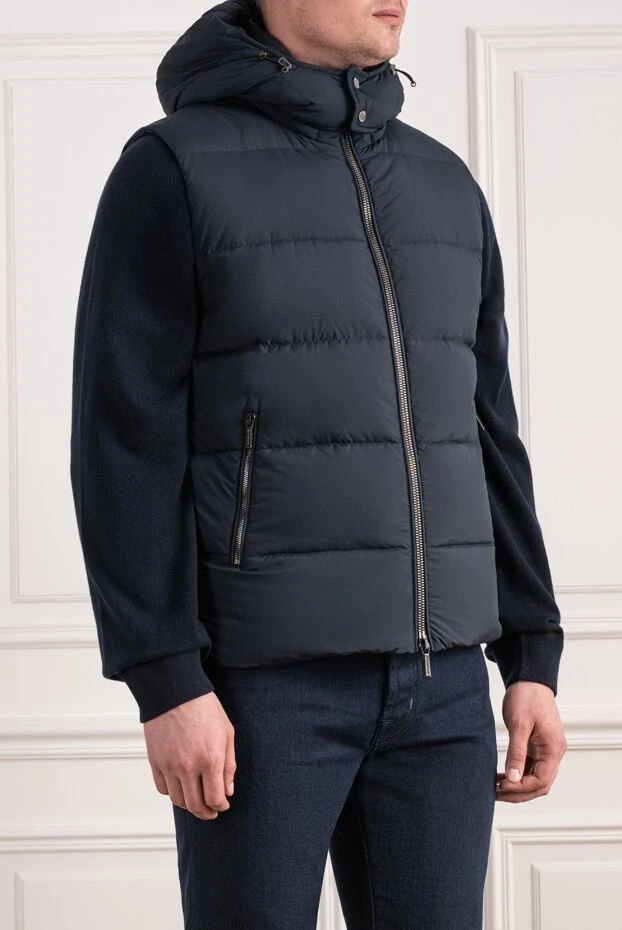 Moorer functional down vest with a windproof drawstring hood 197393 - photo 3
