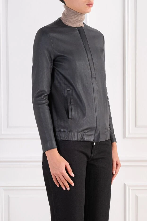 Flight leather jacket 197668 - photo 3