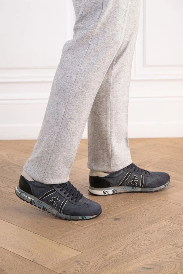 Premiata lucy 7770 men's sneakers made of soft suede and breathable fabric 197728 - photo 2