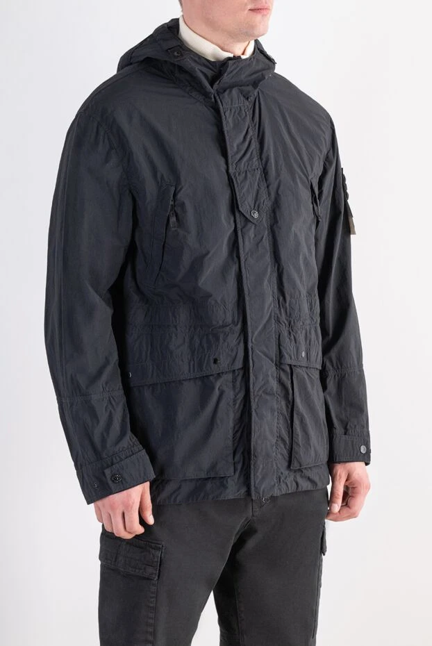 Stone Island ghost piece technical field jacket with protective hood 197760 - photo 3