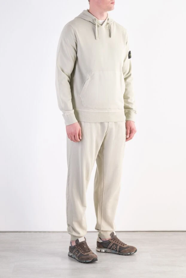 Stone Island premium cotton suit with hoodie and branded patch 197770 - photo 3