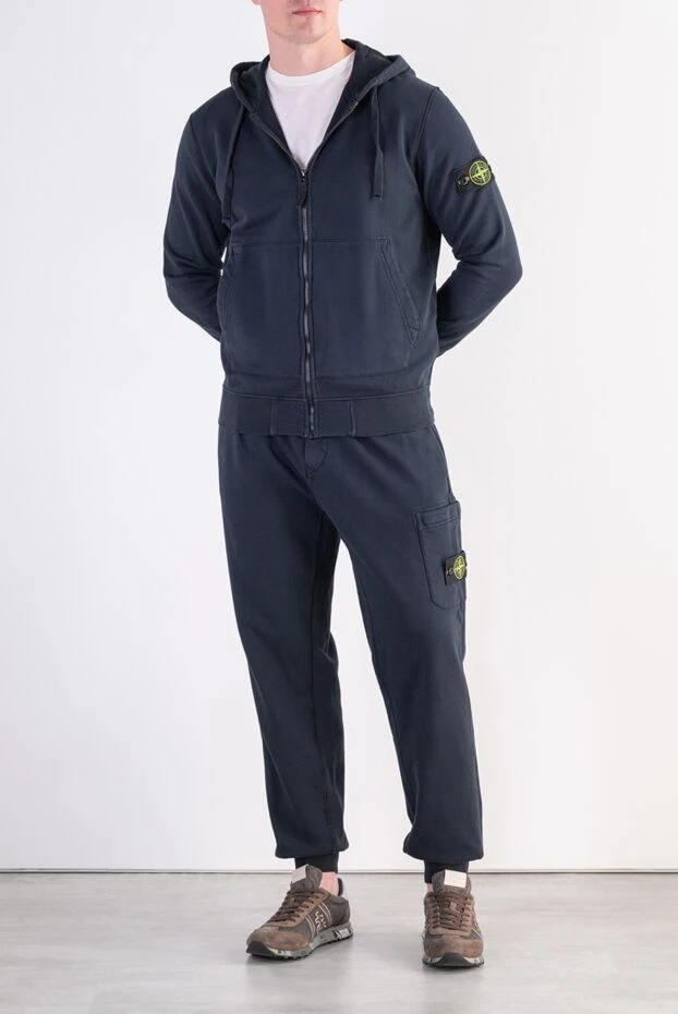 Stone Island cotton suit with a zip-up hoodie and patch pockets 197783 - photo 2