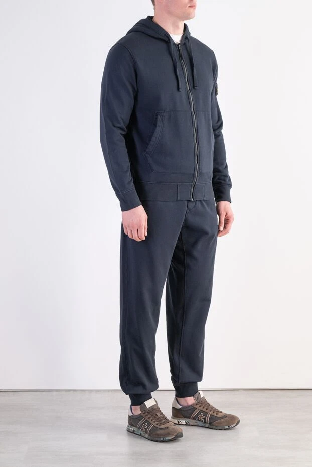 Stone Island cotton suit with a zip-up hoodie and patch pockets 197783 - photo 3