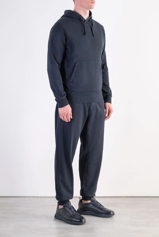 Stone Island basic cotton suit with a hoodie and cargo pocket 197784 - photo 3