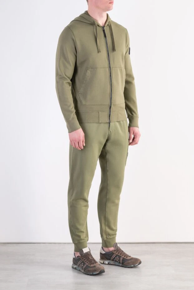 Stone Island khaki cotton suit with adjustable hood 197788 - photo 3