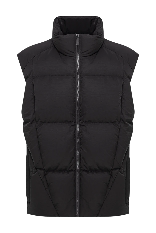 An original black vest with a zipper from the brand. - photo 1