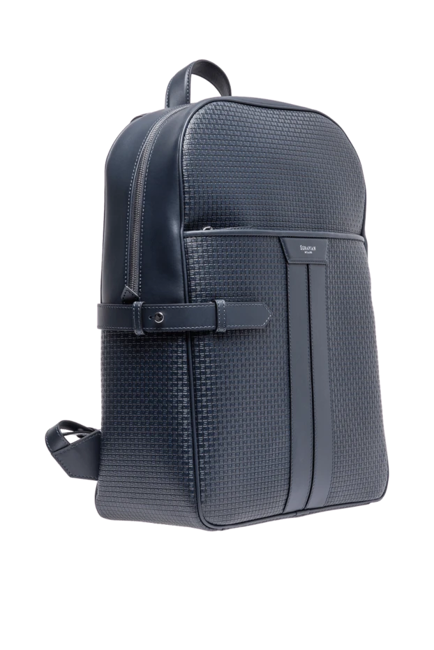 Serapian stepan single zip backpack in ocean blue 197854 - photo 3