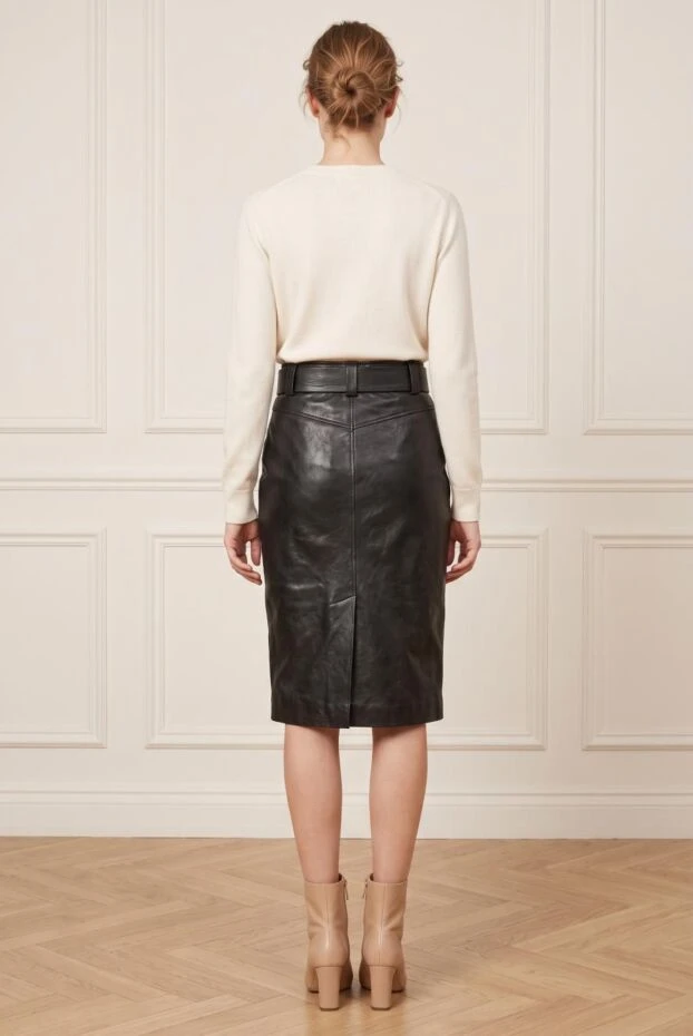 Saint Laurent leather skirt 197877 - photo 2