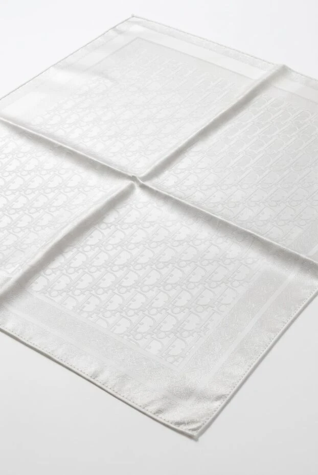 Dior oblique jacquard shawl made from a blend of silk and cashmere fibers 197895 - photo 3