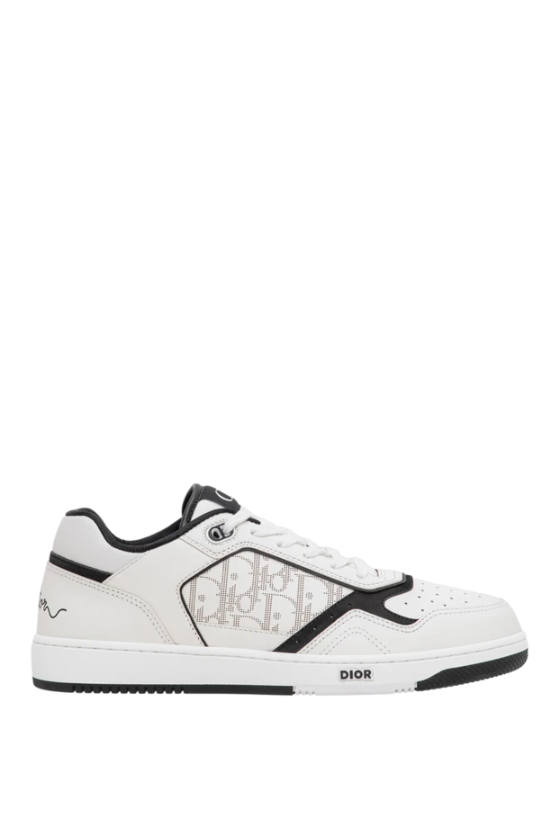 Dior men's b27 uptown low-top sneakers in white leather 197911 - photo 1