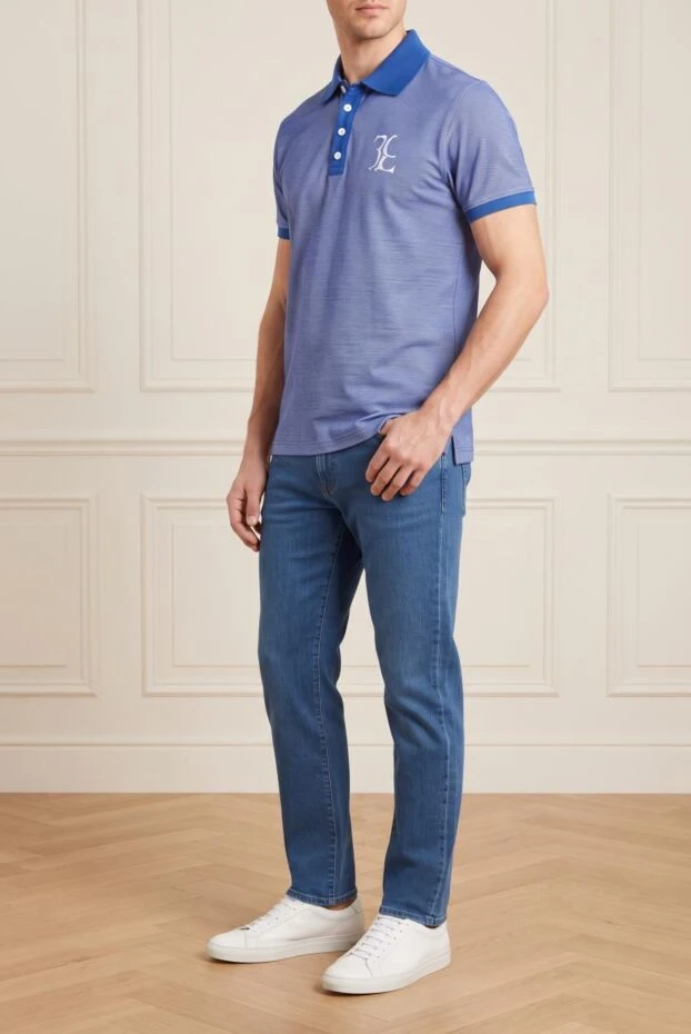 Billionaire blue silk polo for men (markdown) 198056 - photo 3