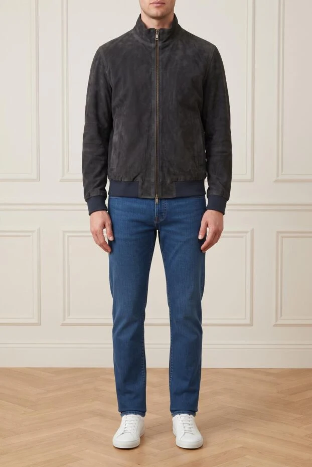 Gallotti blue suede jacket for men (markdown) 198061 - photo 1