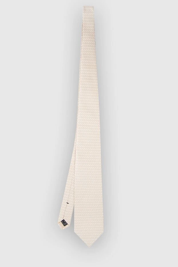 Gucci beige silk tie for men 882064 - photo 3